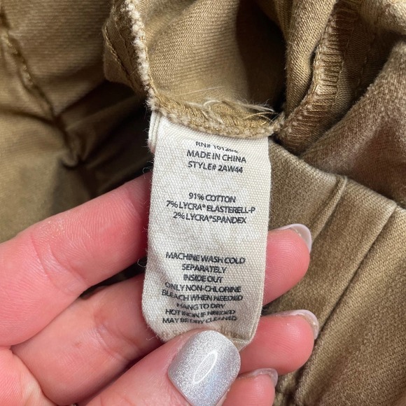 Soft Surroundings Brown Elastic Waist Mid Rise Straight Leg Pants Size Small - Picture 5 of 10